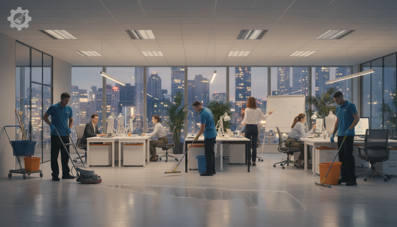 辦公室清潔, 寫字樓清潔